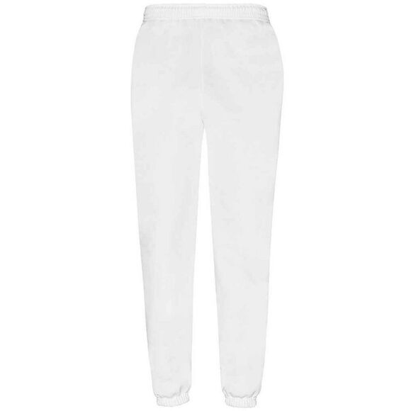 Fruit of the Loom Mens Classic Elasticated Hem Sweatpants / White - Picture 1 of 2